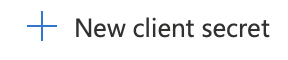 New client secret