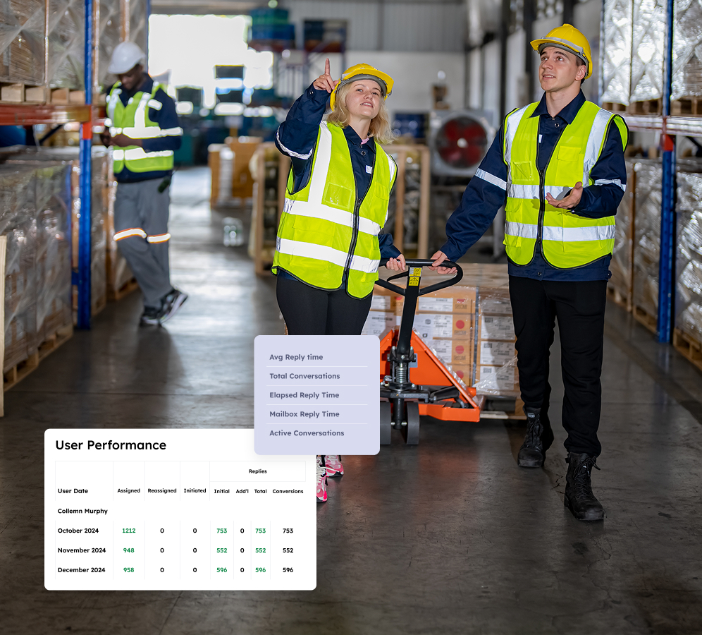 Reporting and analytics for logistics